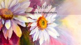  Presentation with bright - Slides having bright-bouquet-of-spring-flowers background and a coral colored foreground