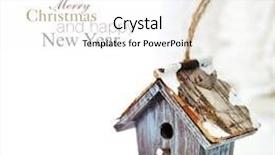  Presentation with bright - Cool new presentation theme with small birdhouse with easy backdrop and a white colored foreground