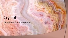  Presentation with structure - Theme with quartz rock - background with bright color agate background and a lemonade colored foreground