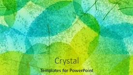  Presentation with skeletons - Amazing PPT theme having bright color leaf skeletons seamless background backdrop and a yellow colored foreground