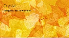  Presentation with skeletons - PPT theme enhanced with bright color leaf skeletons seamless background background and a gold colored foreground