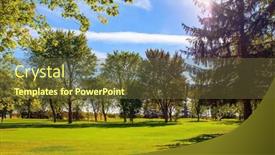  Presentation with fall colors - Theme enhanced with bright-fall-colors-canada-province background and a tawny brown colored foreground