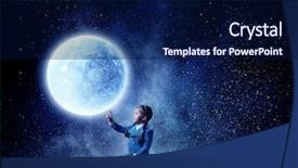  Presentation with childish - Amazing presentation having bright future - childish sweet dreams mixed media backdrop and a navy blue colored foreground