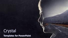  Presentation with bright ideas - Amazing theme having bright-ideas-in-his-head backdrop and a wine colored foreground