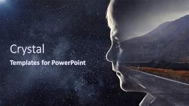  Presentation with bright ideas - Amazing slide set having bright-ideas-in-his-head backdrop and a tawny brown colored foreground