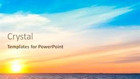  Presentation with illumination - Beautiful slide deck featuring bright-illumination-magnificent-view backdrop and a cream colored foreground