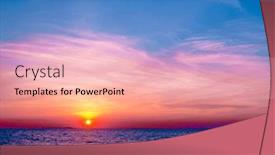  Presentation with illumination - PPT theme enhanced with bright illumination magnificent view background and a lemonade colored foreground