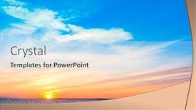  Presentation with illumination - Audience pleasing slide set consisting of day night scene free - bright illumination setting backdrop and a light blue colored foreground