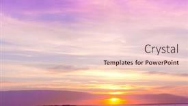  Presentation with illumination - Colorful slide deck enhanced with bright illumination setting into the sea backdrop and a lemonade colored foreground