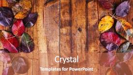  Presentation with cannabis marijuana leaves - Beautiful PPT layouts featuring bright leaves on brown wooden backdrop and a  colored foreground