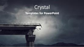  Presentation with lightning - PPT layouts consisting of bright-lightning-from-sky background and a dark gray colored foreground