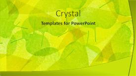  Presentation with lilac bush - Amazing presentation design having bright-lilac-bush-leaf-skeletons backdrop and a yellow colored foreground