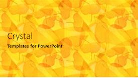  Presentation with lilac bush - Colorful presentation theme enhanced with bright-lilac-bush-leaf-skeletons backdrop and a yellow colored foreground