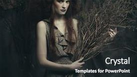  Presentation with beauty - PPT layouts having bright make up with dry background and a wine colored foreground