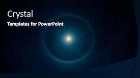  Presentation with night sky moon - Slide set enhanced with bright-moon-with-halo background and a black colored foreground