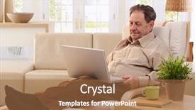  Presentation with elderly home - Cool new presentation theme with chess board game concept backdrop and a black colored foreground