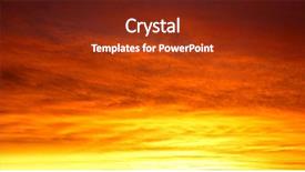  Presentation with yellow orange - Amazing theme having bright orange and yellow colors backdrop and a tawny brown colored foreground