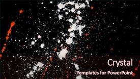  Presentation with design - PPT layouts having bright paint splat design background and a wine colored foreground