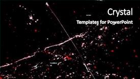  Presentation with paint - PPT theme with bright paint splat design background and a black colored foreground