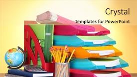  Presentation with pineapple a yellow wooden - PPT layouts enhanced with bright paper trays and stationery background and a blonde colored foreground