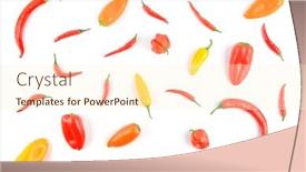  Presentation with tribal pattern - Theme featuring bright-pattern-various-varieties-pepper background and a cream colored foreground