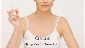  Presentation with bright - Colorful slide set enhanced with bright-picture-of-beautiful-woman backdrop and a lemonade colored foreground