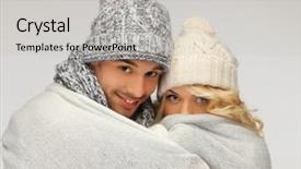  Presentation with bright - Presentation theme with tog - bright picture of family couple background and a light gray colored foreground