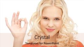  Presentation with teenage girl - Slide deck having vintage porcelain tea set on the table background and a coral colored foreground