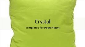  Presentation with bright white - Beautiful slides featuring bright pillow isolated on white backdrop and a yellow colored foreground