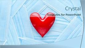  Presentation with healthcare workers - Presentation theme enhanced with bright-red-heart background and a sky blue colored foreground