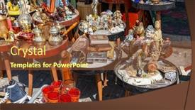  Presentation with sun - PPT theme consisting of bright-spring-sun-illuminates background and a tawny brown colored foreground