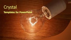  Presentation with light bulb or lightbulb - Amazing presentation design having bright-tungsten-light-bulb-closeup backdrop and a tawny brown colored foreground