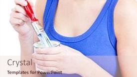  Presentation with retro paintbrush retro paintings artistic - Colorful slides enhanced with paintbrush against a white background backdrop and a lemonade colored foreground