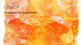  Presentation with scroll - Beautiful slides featuring bright yellow and orange scroll background backdrop and a yellow colored foreground