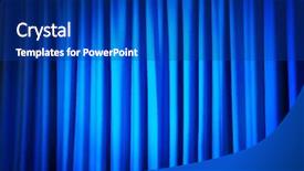  Presentation with movie curtain - Colorful slide deck enhanced with brightly lit curtains for your backdrop and a navy blue colored foreground