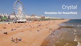 Presentation with ferris wheel - Amazing PPT layouts having brighton-uk-jun-5-2013 backdrop and a teal colored foreground