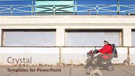  Presentation with disabled people - Beautiful PPT layouts featuring young asian woman use of virtual reality device backdrop and a lemonade colored foreground