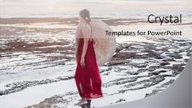  Presentation with maxi - Colorful presentation enhanced with brim - beautiful elegant young lady backdrop and a lemonade colored foreground