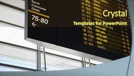  Presentation with departure - PPT theme featuring  background and a  colored foreground