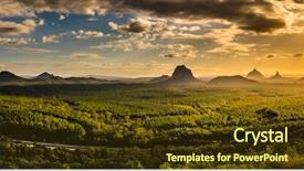  Presentation with wild horse - Presentation featuring visibility - panoramic view of glass house background and a tawny brown colored foreground