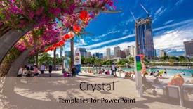  Presentation with south beach - Amazing PPT layouts having brisbane-aus-april-17-2016 backdrop and a coral colored foreground