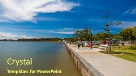  Presentation with queensland - Beautiful slide set featuring brisbane-aus-nov-1-2015 backdrop and a tawny brown colored foreground