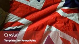  Presentation with british - Presentation theme consisting of britain ireland - british flag background background and a  colored foreground