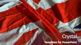  Presentation with flag of the soviet union - Presentation with britain ireland - british flag background background and a  colored foreground