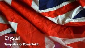  Presentation with britain - Colorful presentation theme enhanced with britain ireland - british flag background backdrop and a  colored foreground