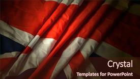  Presentation with british - Amazing theme having britain ireland - british flag background backdrop and a  colored foreground