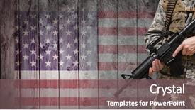  Presentation with veterans day - Slide deck featuring british army - digital composite of veterans day background and a gray colored foreground