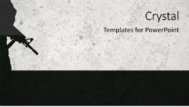  Presentation with christian military - Presentation theme enhanced with british army - grey background against military carrying background and a light gray colored foreground