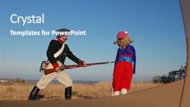  Presentation with world war 1 russia - Slide deck featuring british army - person in russian military uniform background and a teal colored foreground