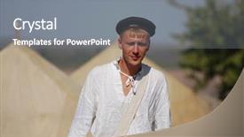  Presentation with military - Amazing slides having british army - person in russian military uniform backdrop and a gray colored foreground